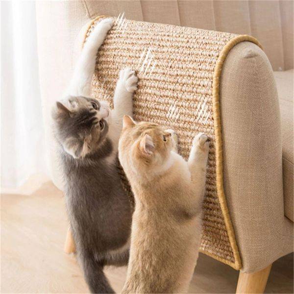 Toys Anti Cat Scratch Stop Protection Artifact Cat Scratch Pad Pad pateiras afiar tapetes Envie Brinquedos de gato fixo da unha