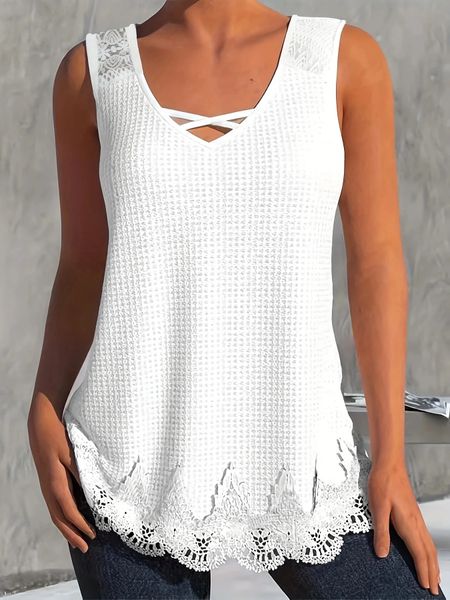 Plus Size Summer Casual Tank Top Womens Oversize -Kris