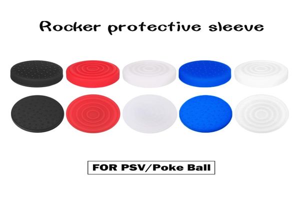 6 PCs Silicone Thumbstick Cap de tampa de garystick Caso de cobertura de proteção analógica para Sony PlayStation Psvita PS Vita PSV 10002000 SLIM2088448