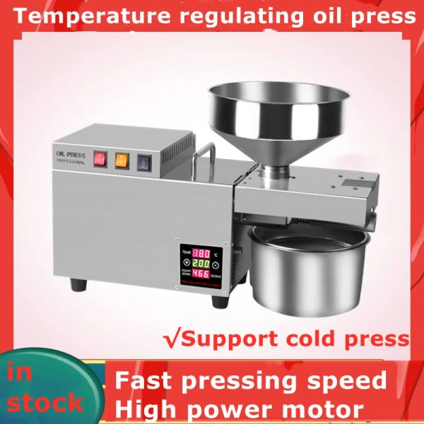 Pressisten Sunz Oil Press Machine Handelshausöl Explosion Expeller Kaltgepresster Leinöl Maker