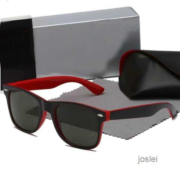 Rays Klassische quadratische Sonnenbrille Männer Acetat Rahmen Schwarze Glaslinsen Sonnenbrillen für Frauen