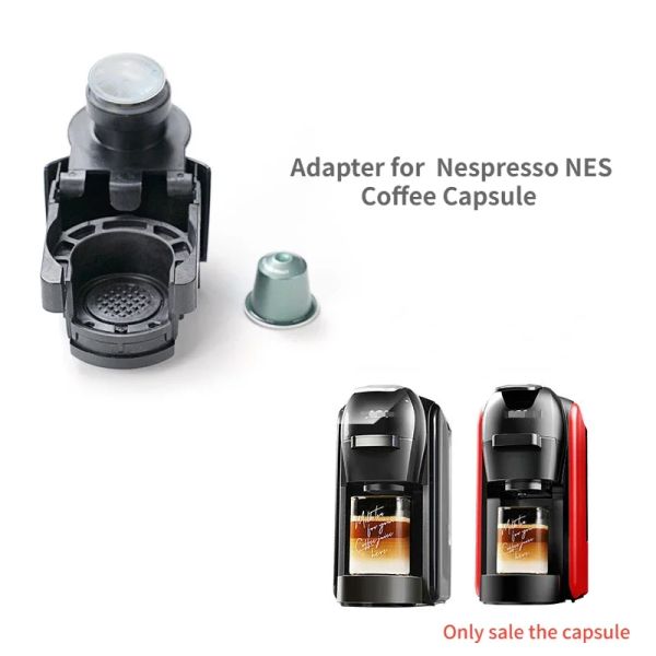 Adaptador de cápsula reutilizável de peças para cápsula de café Nespresso NES Converter compatível com a ACA ADMKF01 Coffee Machine