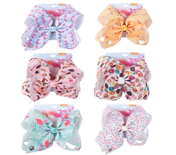 7 pollici Jojo Siwa Bows Designer Accessori per capelli Accessori per capelli Clip per capelli Clip per bambini Clip per capelli per bambini Bows Barrettes A24209685469