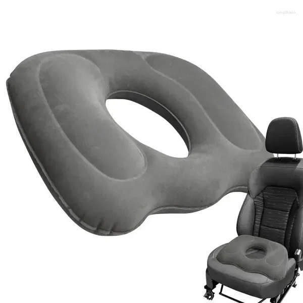 Cadeira de escritório de travesseiros Budoughnut inflável para hemorróidas Coccyx Vertebra Memory Massage