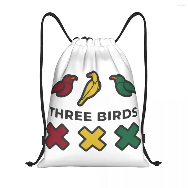 SASSE SCHEPAGGI AJAXS Customs Bobs Marleys Little Birds Drawstring Backpack Men Women Lightweight Gym Sports Sackpack sacchi per viaggiare