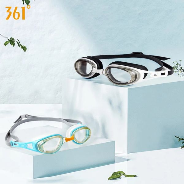 361 Myopia Professional Swim Goggles Protection UV Bathing Diving Glasses Anti Fog Adulto Imper impermeável Proteção UV Swim Eyewear 240417