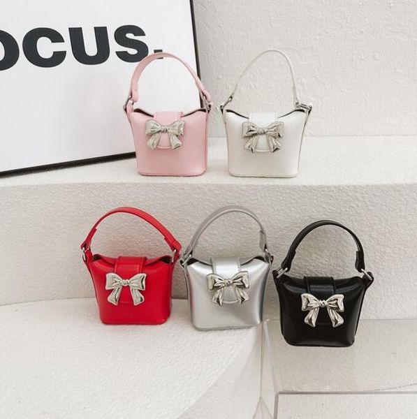 Bolsas infantis para meninas Mini Pinças Princesa Bolsa de ombro de Moda Crianças Bolsas de Crossbody