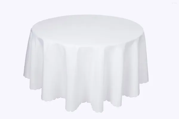 Tanta de mesa El Sala de jantar Toclete de mesa de mesa Poliéster liso de poliéster grande conferência redonda de renda Gray22