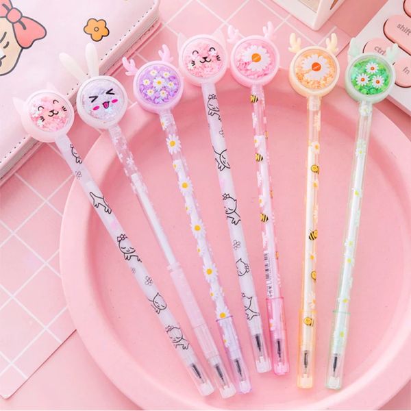 PENS 36pcs/lot Multifunzionale Mosquito Creative Cat Pens Penna divertente Gel Funny Kawaii Scrittura Ink Pen School Stationery Thing