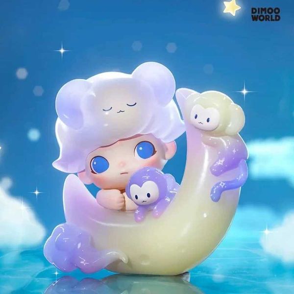 Blind Box New Dimoo Animal Kingdom серия Blind Box Toys Kawaii фигурки настольная модель модели Сурсин Сюрприз Детские День рождения Коллекция подарков Y240422