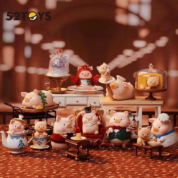 Bescy Box Lulu The Piggy Pigchelin Restaurant Series Blind Box Toys Mystery Box Surprise Kawaii Anime Figura Ornamenti Desktop Girl Girl Girl Y240422