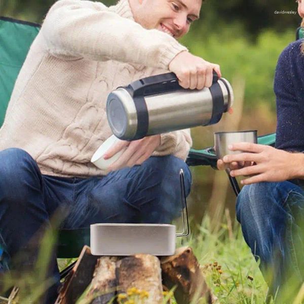 Cancella di stoviglie 2pcs con impuglio pieghevole a manico pieghevole pranzo isolato per la colazione cucina per la colazione per