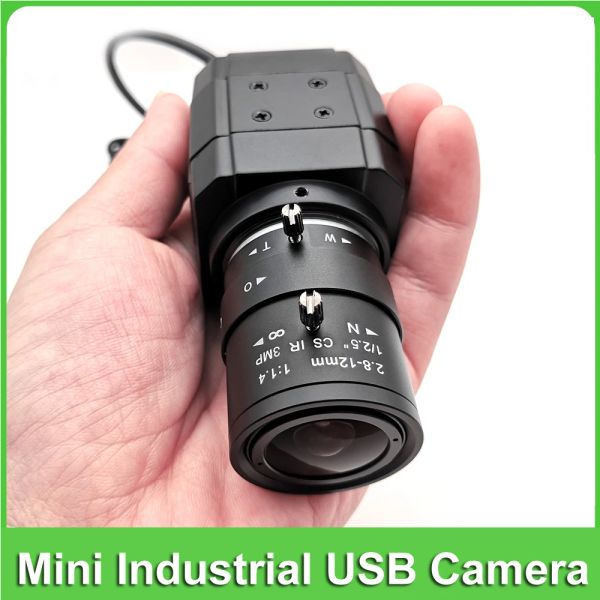 Lens Full HD 2k 4mp 30fps Mini metal caixa de metal webcam UVC OTG PC 4K 8MP CCD IMX415 Câmera de vídeo USB para o YouTube Skype Live ensino ao vivo