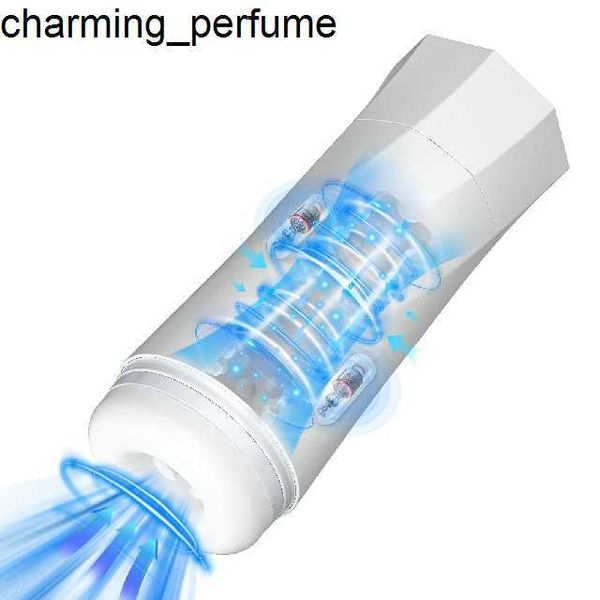 Männlicher Masturbator mit 4 Arten von Saugen und 12 Arten von Vibrationen für die Penisstimulation Elektrische Tasche Muschi männlicher Stroker