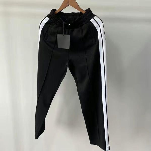 Mens Pants Palms Palm Pa Tasarımcı Swearpants Erkek Kadınlar Baskı Spor Retro Gevşek Uzun Pantolon Gökkuşağı Joggers Çift Pantolon Drawstring Street Giyim Pantolon