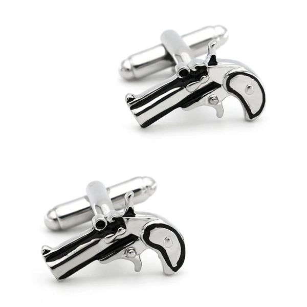 Clipes Silvery Gun Tie Pin Clop Bar Clip