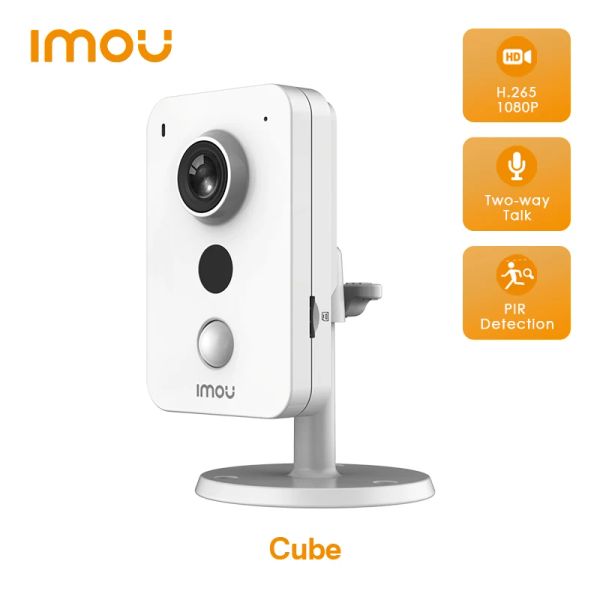 Камеры imou Cube 4MP Wi -Fi IP -камера Внешний интерфейс тревоги PIR TWOWAY TALG Аномальное обнаружение звука Отличное ночное видение IPCK42P
