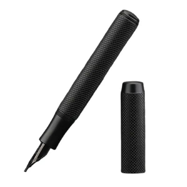 Ручки роскошные металлические фонтанные карманные чернила ручка Spin Ef/F Nib Business School Supplies Kawaii Pens