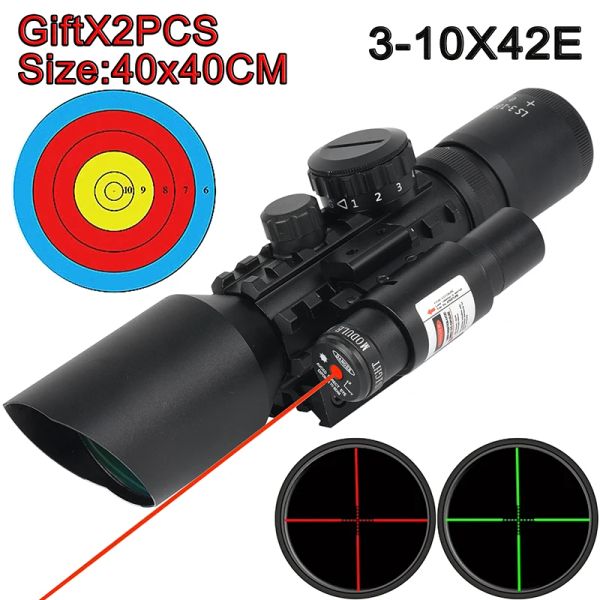 Escopos 310x42e Holográfico de caça ao ar livre de caça ao ar livre Reticular Optics Optics Sniper Deer Tactical Scopes Tactical M9 Model Riflescope