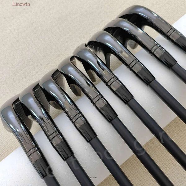 Brandneue Eisen-Set Black 790 Irons Sier Golf Clubs 4-9p R/S Flex Stahlwelle mit Kopfdeckel 641