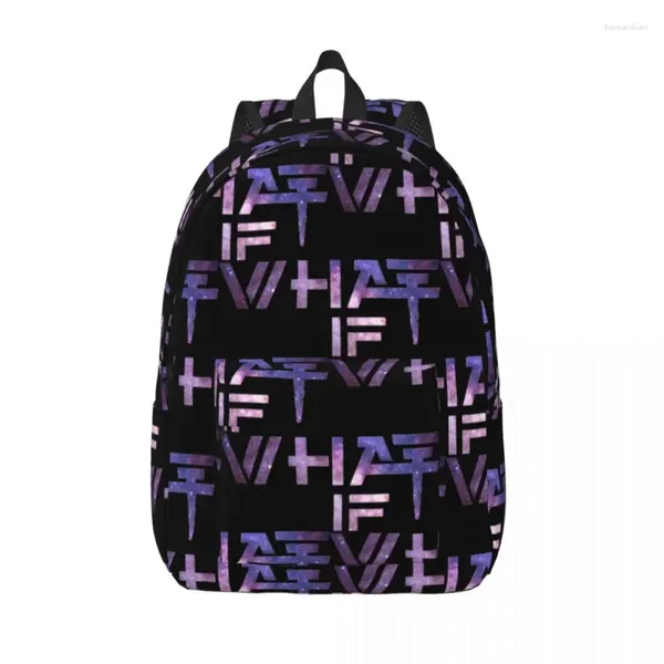 Bolsas de armazenamento e se Tokio El Backpack for Men Women Casual High School Daypack Music Laptop Computador Presente