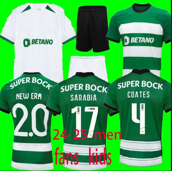 24 25 Lizbon Sporting CP Lisboa Futbol Formaları Lizbon Özel Jovane Sarabia Vietto 2024 2025 Coates Vietto Maillot Jersey Sporting Clune De Futbol Gömlek 4.