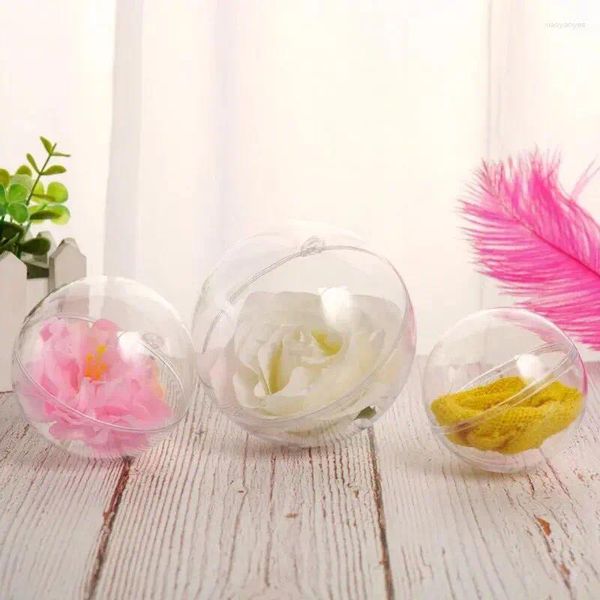 Dekorative Figuren 1pcs 20 cm Acryl transparenter Ball klarer Plastik