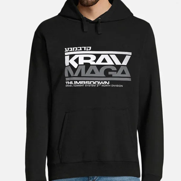 Herren Hoodies Israel Kampfsystem Krav Maga Kampfkunst MMA Fitnessstudio Training Pullover Hoodie Baumwolle bequeme Herren Sweatshirt