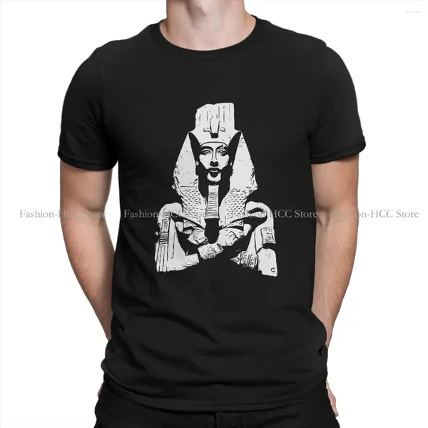 Camisetas masculinas antigas do Egito egípcio Tshirts Akhenaten Print Shirt Hipster Tops