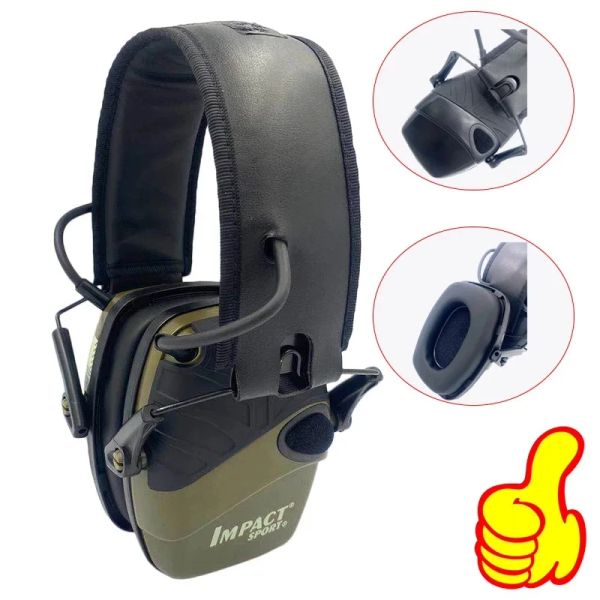 Accessoires Antinoise Shooting Ohrschützer Taktischer elektronischer Hörschutz im Freien Jagd Headset Jagd Ohrschrott