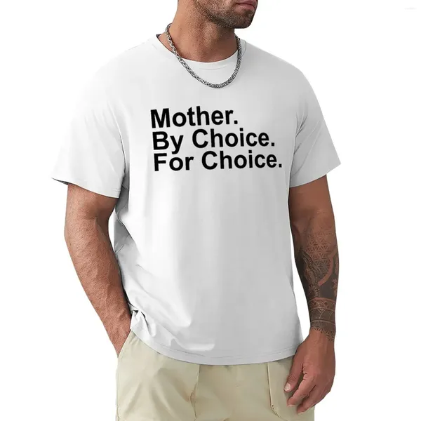 Polos masculinos Mãe por opção para os direitos das mulheres-My Body Sayings T-shirt Boys Whites Drissando Roupas para homens