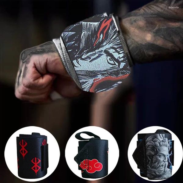 Supporto da polso 1 coppia di cinture fitness palestra Lifting Equipaggiamento di protezione Sports Protezione Allenamento Training Wristband