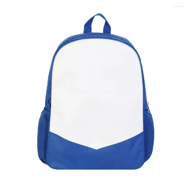 Bolsas escolares sublimação em branco para design imprimir alunos