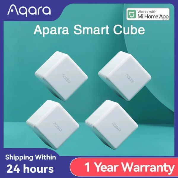 Plugus aqara Magic Cube Controller ZigBee Versão controlada por seis ações App Mi Home para Xiaomi Smart Home Device Smart Socket