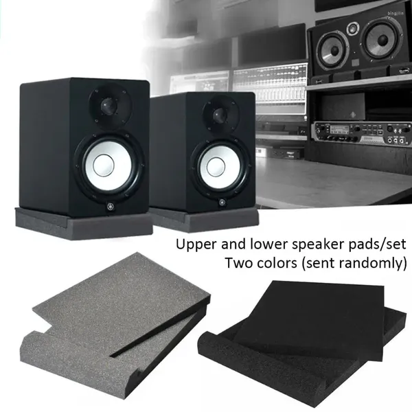 Teppiche 5-Zoll-2pcs Schwamm Studio Monitor-Lautsprecher Akustik-Isolation Schaumisolatorpolster Hochintensität Schwammpolster für die meisten Lautsprecher