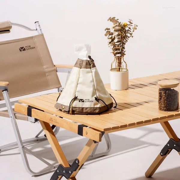 Stume da stoccaggio in scatola tissutale tavolo da tè domestico squisito tenda a forma di cotone per pompaggio rotolo di cartone forniture da campeggio