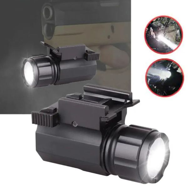 Scopes Mini R5 LED LED LUZ PISTOLA PISTOLA RECO DE RIPLAÇÃO DE ESPAÇÃO LANTHLELTH QD RIPELA RELO RELO RELO MONTAGEM DE TORCH