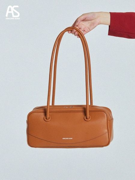 Erstaunliche SG Smiley Face Pillow Bag Female französische Stick -Achselhöhlen -Achselbeutel einzelner Schulter fit tragbar als Bag E2DX#