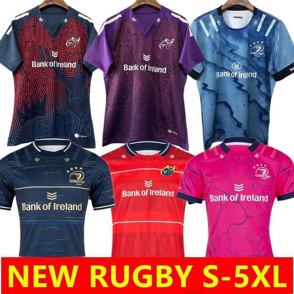 2021 2022 2023 Jersey de rugby de Munster City 21/22/23 Leinster Home Away Men Football camisa rugby-trikots size S-5xl FW24