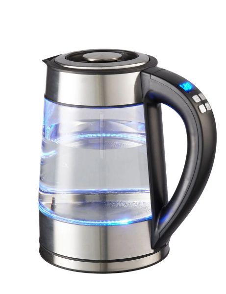 Chaleira 220V Kettle de água elétrica com lED exibir a estiramento de temperatura e manter a função quente