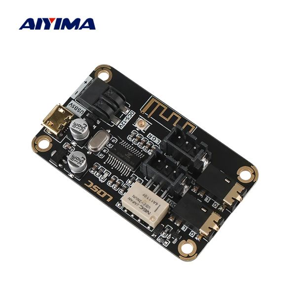 Amplifikatör Aiyima Bluetooth 4.2 Decoder Ses Kablosu Stereo DIY Hoparlör MP3 Pansiyon Kod çözme Alıcı Modülü AUX FLAC WAV Ev Sineması için