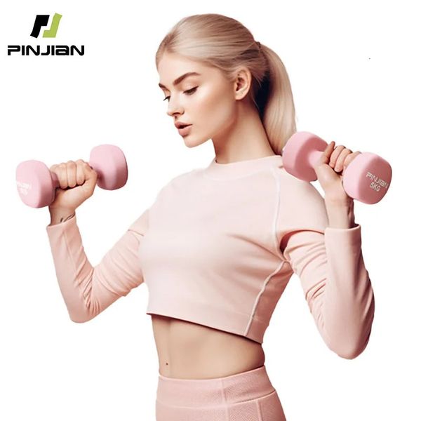 2pcs Dumbbell Fitness Ekipmanı Kararlı Dayanıklı Dumbbell 0.5kg Ağırlık Vücut Geliştirme Evinde Kadın Fitness Ekipmanları 240418