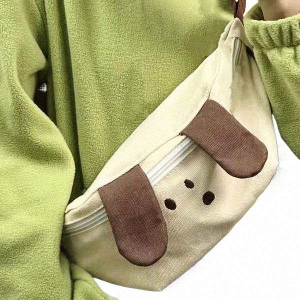 Japaner Stil Retro Casual Chest Tasche für Frauen koreanische vielseitige Student Crossbody Tasche gedruckt kleine Taschen Geldbörsen und Handtaschen T9L2#