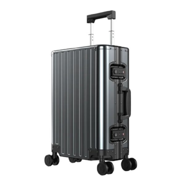 Bagagem 20/24/28 polegadas alumínio hard shell carrinho bagagem de alta qualidade viajam mala de viagens de negócios de viagem transportar na cabine