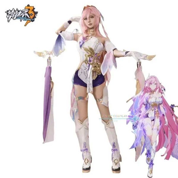 Costumes de anime Elysia Honkai Cosplay Game Honkai Impact 3 Elysia Herrscher de Cosplay feminino do ego humano vem para mulheres festas sexy