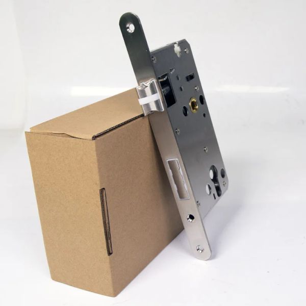 Controle Standard European 5572 Lock Body Smart Lock Mortise com 20x235 canto redondo para porta de madeira