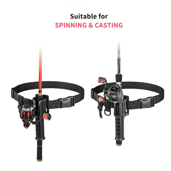 Accessori Porta a canna Driving Cintura di pesca Inserter Gimbal Fighting Waist Support Stand Cingcio regolabile Stand da pesca all'aperto Assistenza Assistenza