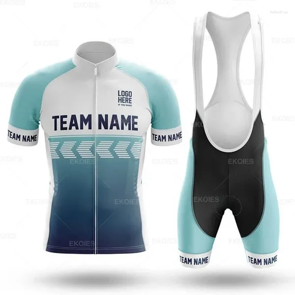 Set da corsa uomini e donne Maglie in bicicletta set con competizione di qualità di qualità Custom Design Bicycle Maillot Ropa Ciclismo Summer Hombre Roupa