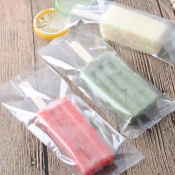 Werkzeuge 100pcs Clear Plastic Ice Cream Bag Einweg Eis am Stiel Bags Kühlschrank gefrorener Eiscreme -Aufbewahrungsbeutel DIY -Verpackung