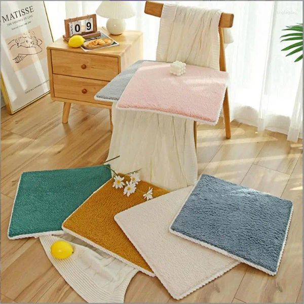 Kissen Anti-Skid Lamm Fleece Haushalt kreativer Winter verdickter Accessoires Furz weicher Anti-Slip